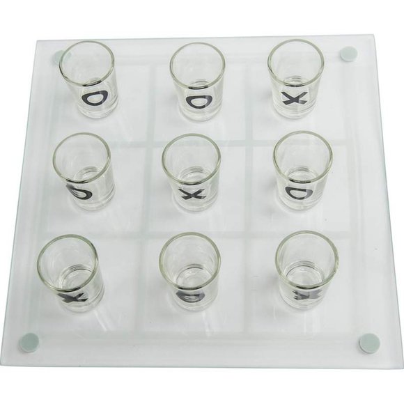 Shot Glass Tic-Tac-Toe Shots Game Drinking Game - Picture 7 of 8